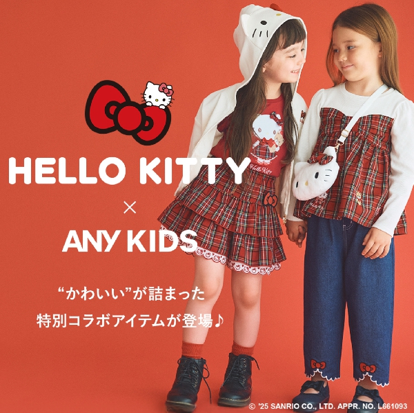 ◆ANY×HELLO KITTY のコラボアイテムが新登場◆