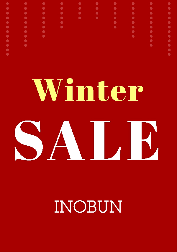 ウィンターSALEのお知らせと年末年始の営業時間のご案内